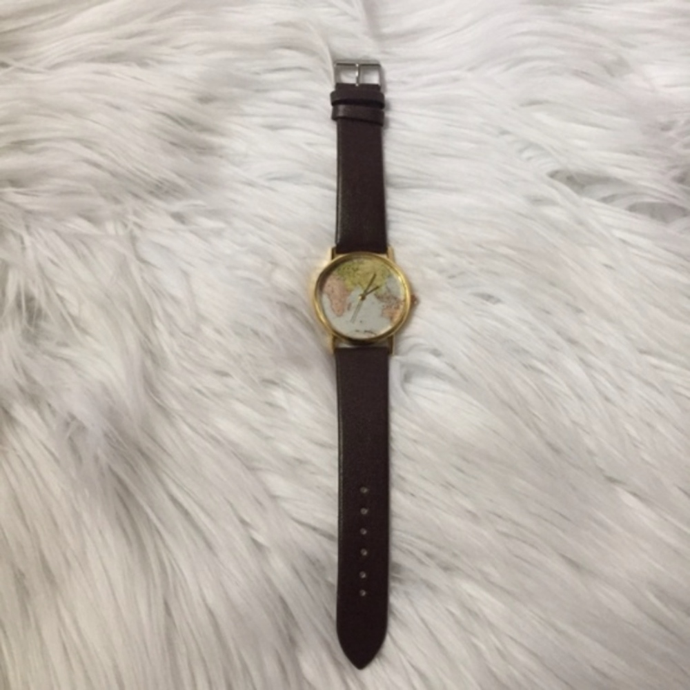 Urban Outfitters World Map Watch - Picture 2 of 2
